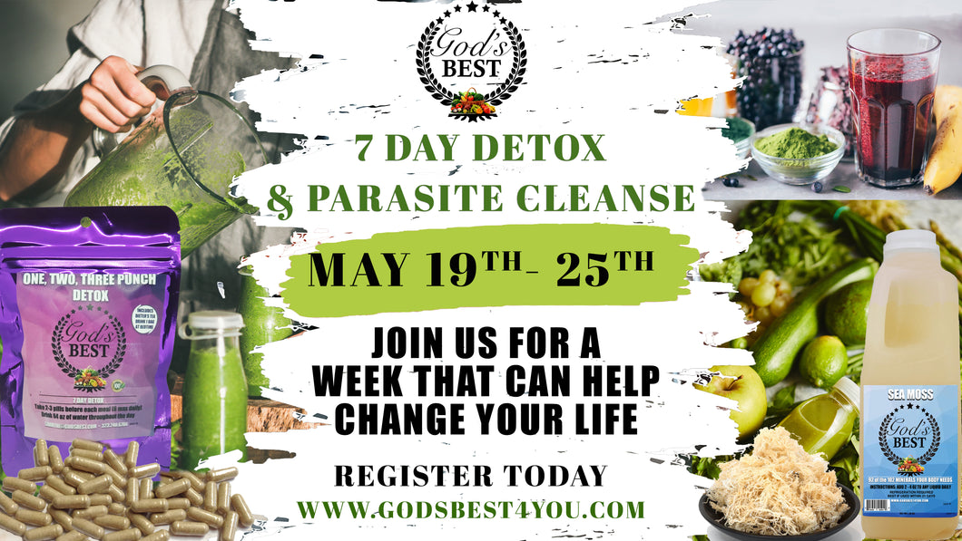 Challenge: 7 Day Detox & Parasite Clense