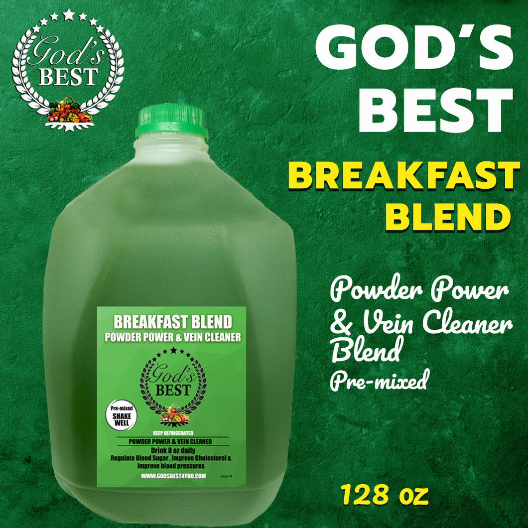 God's Best Breakfast Blend: Powder Power & Vein Cleaner