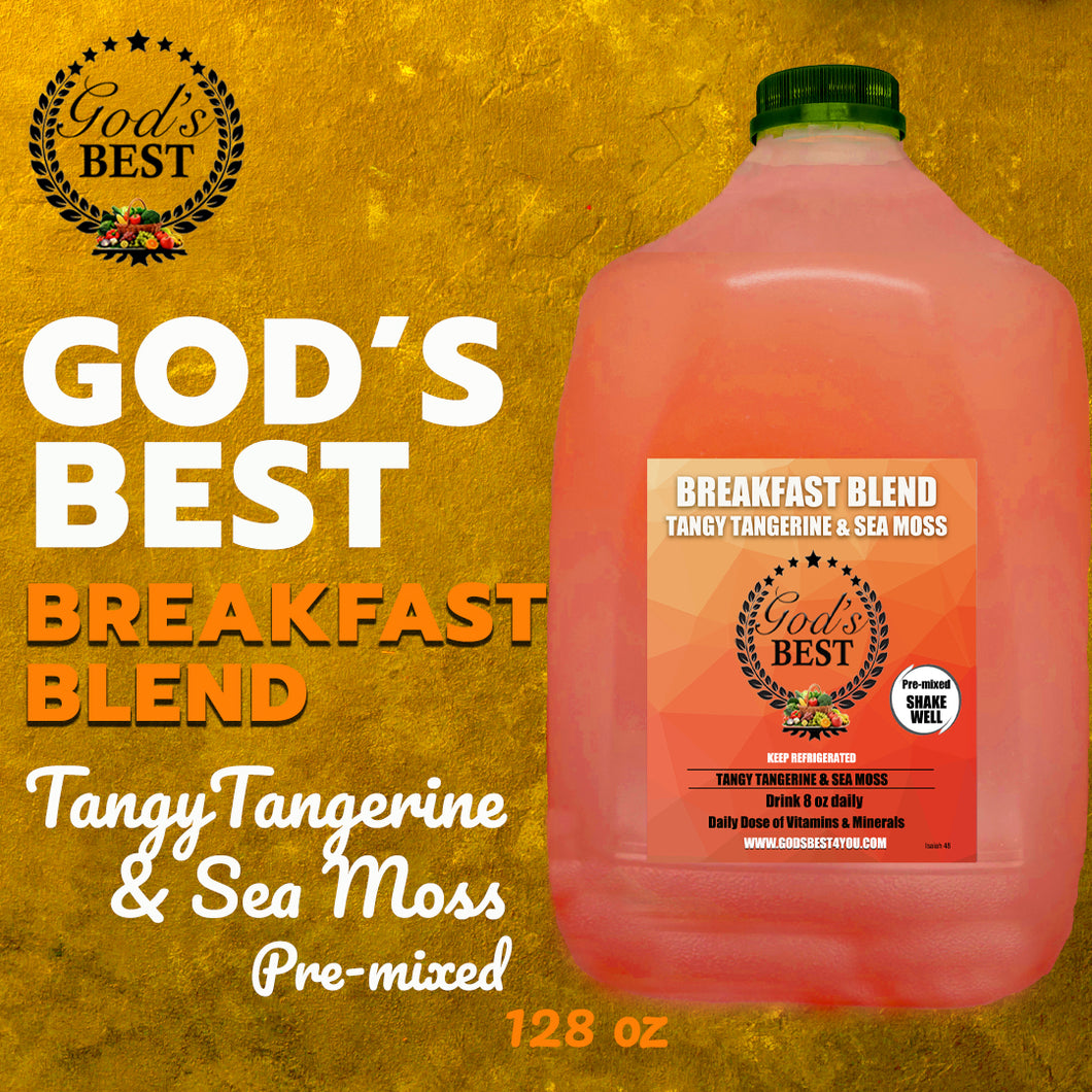 God's Best Breakfast Blend: Tangy Tangerine & Sea Moss