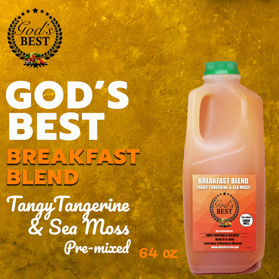 God's Best Breakfast Blend: Tangy Tangerine & Sea Moss